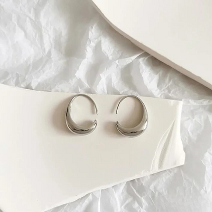Boucles d’oreilles luxueuses en or et argent