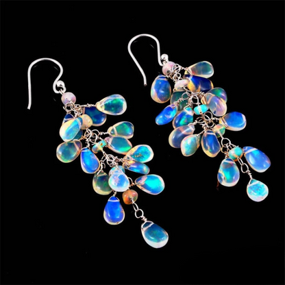Boucles d’oreilles en pierre de lune