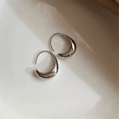 Boucles d’oreilles luxueuses en or et argent